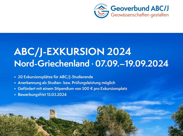 Plakat zur Griechenlandxkursion