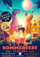 Einladung zum großen Sommerfest am 12.07. (16 Uhr)